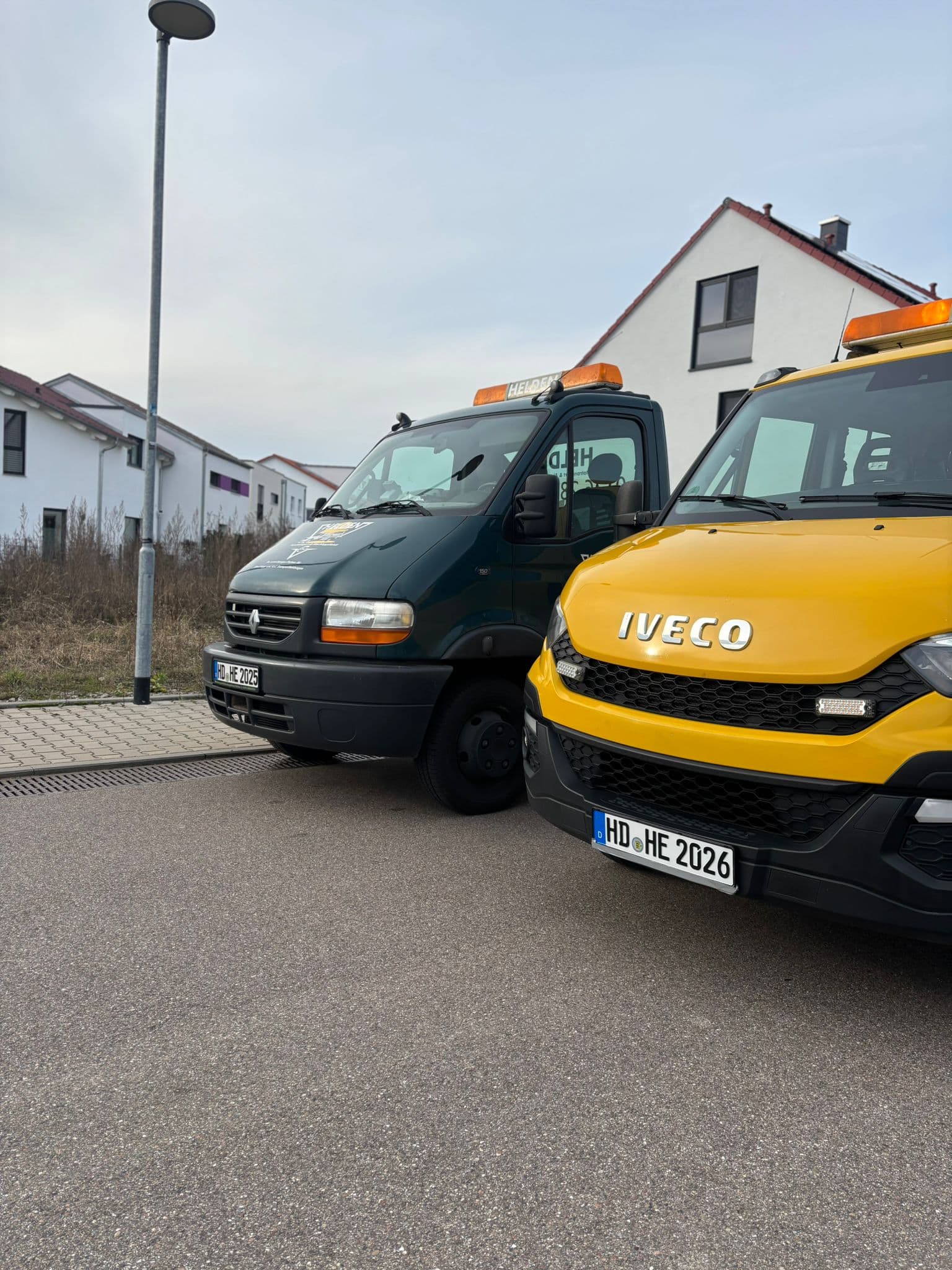 Abschleppwagen im Einsatz